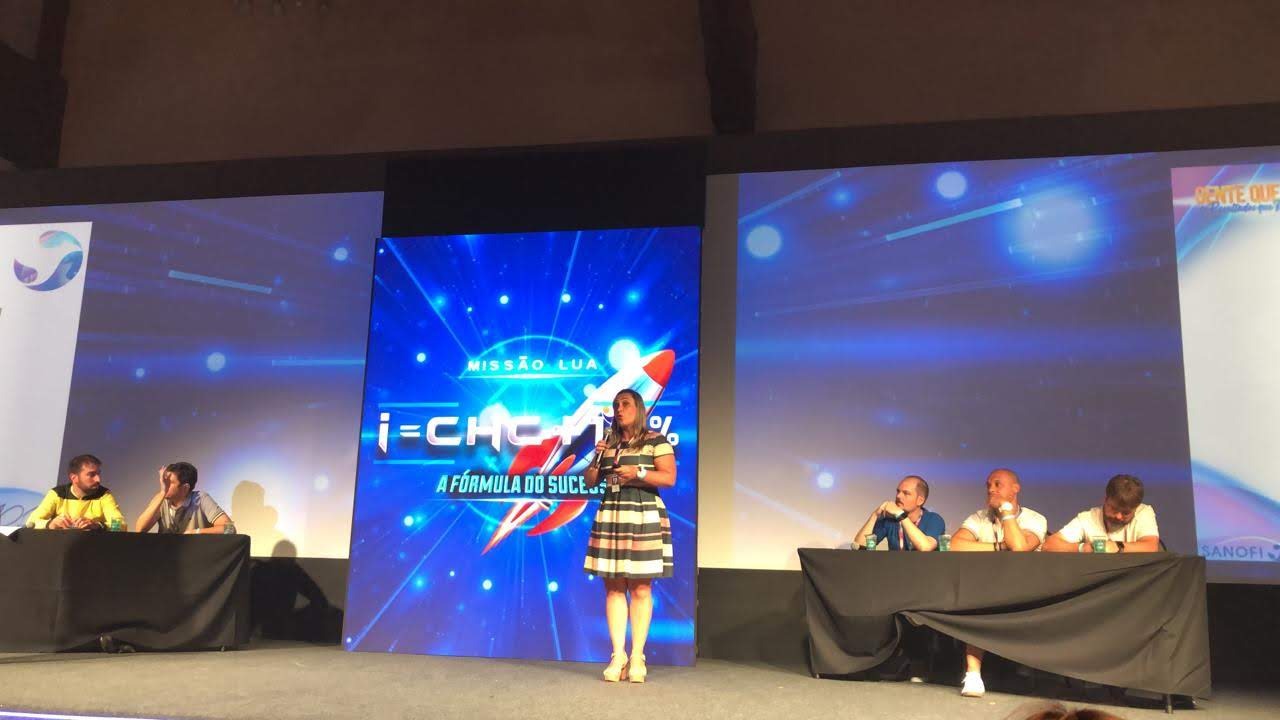 Apresentação em convenção corporativa