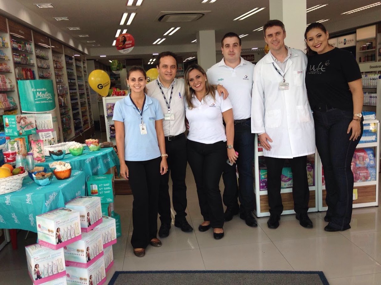 Ação com equipe de farmácia