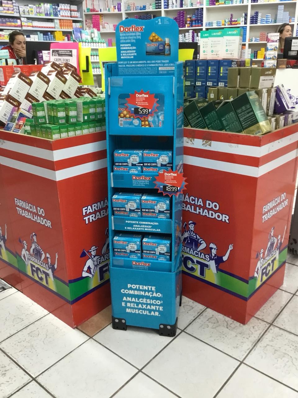 Execução e exposição de produtos